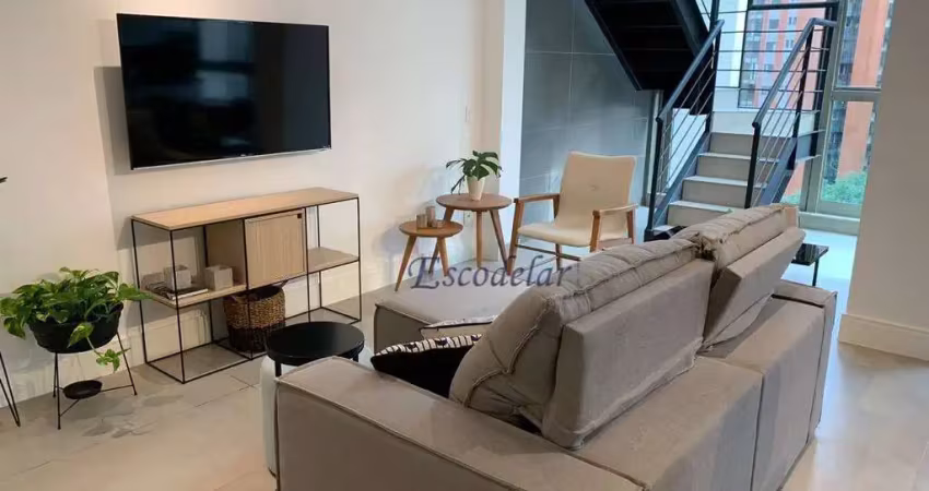 Apartamento com 1 quarto sendo suíte máster, 3 banheiros e 2 vagas para alugar, 85 m² por r$ 15.500/mês - jardim paulista - são paulo/sp