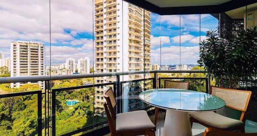 Apartamento com 4 dormitórios à venda, 350 m² por r$ 5.500.000,00 - santo amaro - são paulo/sp