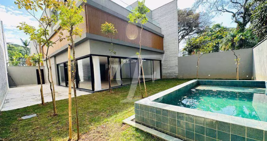 Casa de luxo com 3 suítes à venda, 783 m² por r$ 10.200.000 - brooklin - são paulo/sp