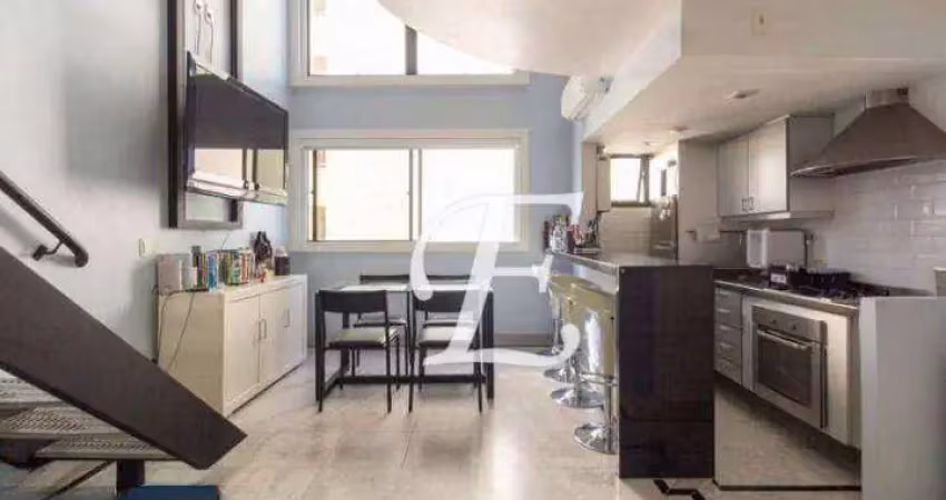 Apartamento duplex com 1 dormitório para alugar, 86 m² por r$ 7.507,00/mês - itaim bibi - são paulo/sp