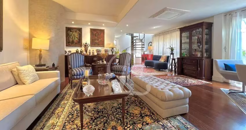 Cobertura reformada com 3 suítes à venda, 325 m² por r$ 3.485.000 - campo belo - são paulo/sp