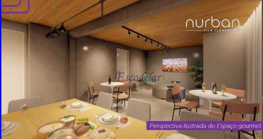 Studio com 1 dormitório à venda, 19 m²  vila clementino - proximo metro