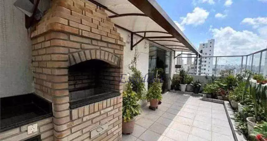 Cobertura com 3 quartos à venda, 262 m² - moema - são paulo/sp, perto do metro, fora da rota de avião.