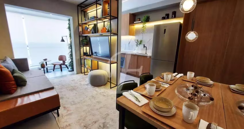Apartamento, a venda, vila mariana: 47m², 2 quartos. com vaga em torre única com rooftop