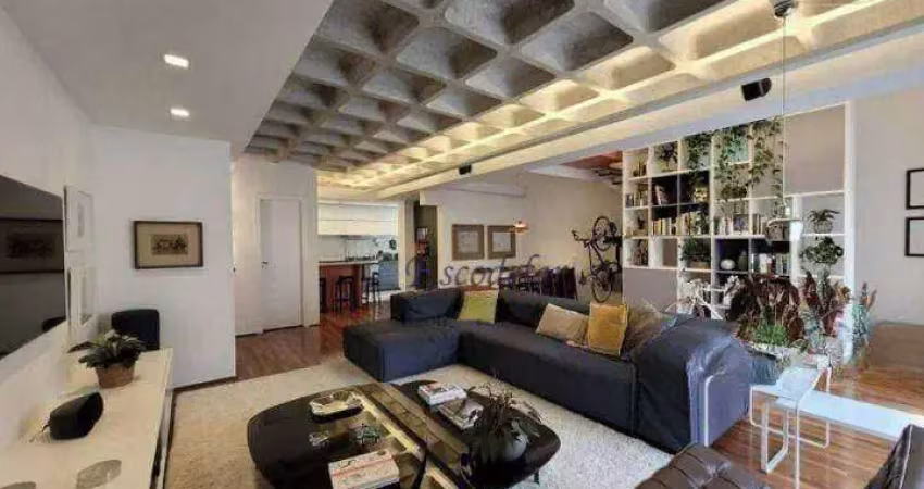 Apartamento duplex com 2 dormitórios à venda, 160 m² por r$ 3.250.000,00 - moema pássaros - são paulo/sp