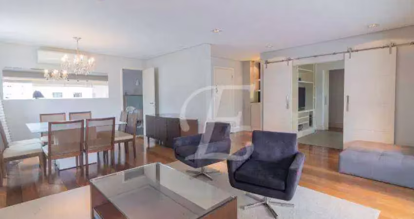Apartamento com 3 quartos para alugar, 165 m² por r$ 17.200/mês - moema - são paulo/sp