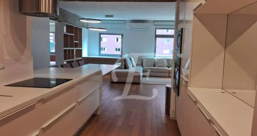 Loft sofisticado e mobiliado com 100m² no coração do itaim bibi – edifício barão de queluz
