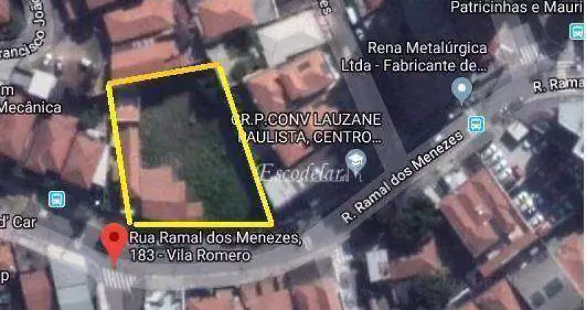 Terreno à venda, 960 m² por r$ 2.800.000,00 - santa teresinha - são paulo/sp