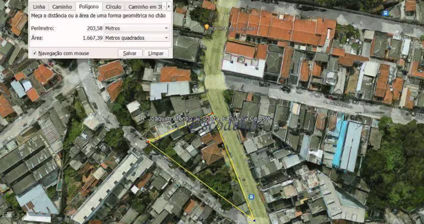 Terreno à venda, 1668 m² por r$ 2.300.000,00 - vila celeste - são paulo/sp