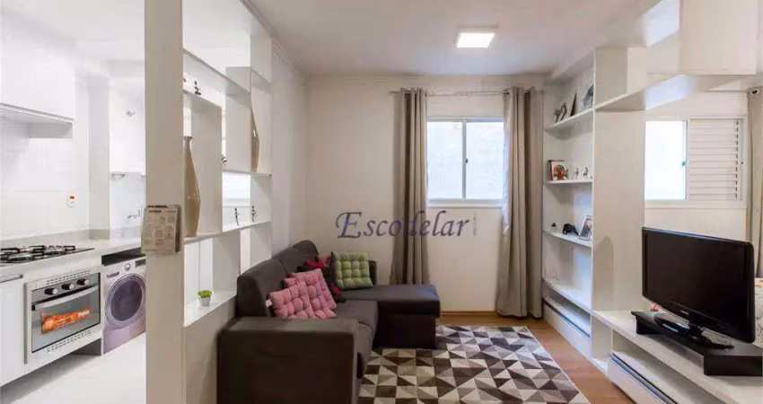 Apartamento com 1 dormitório à venda, 33 m² por r$ 270.000,00 - vila mazzei - são paulo/sp