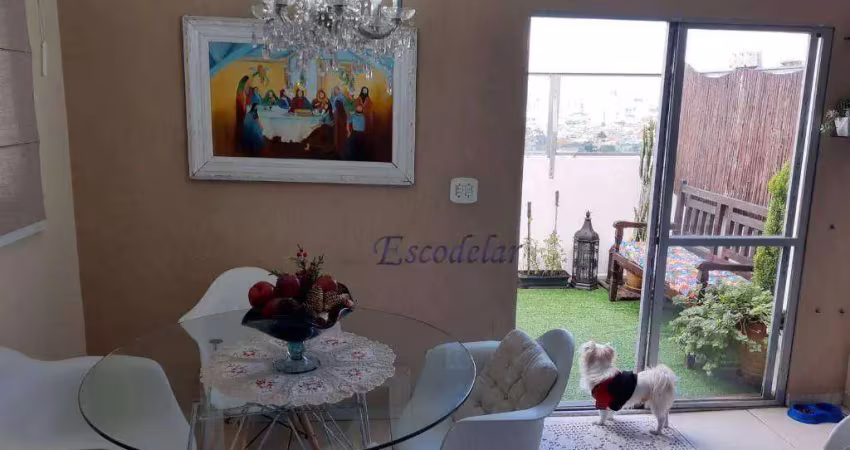 Cobertura à venda, 110 m² por r$ 630.000,00 - parque novo mundo - são paulo/sp