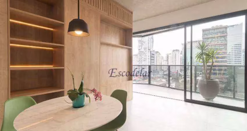Apartamento com 1 dormitório à venda, 45 m² por r$ 2.100.000,00 - vila olímpia - são paulo/sp