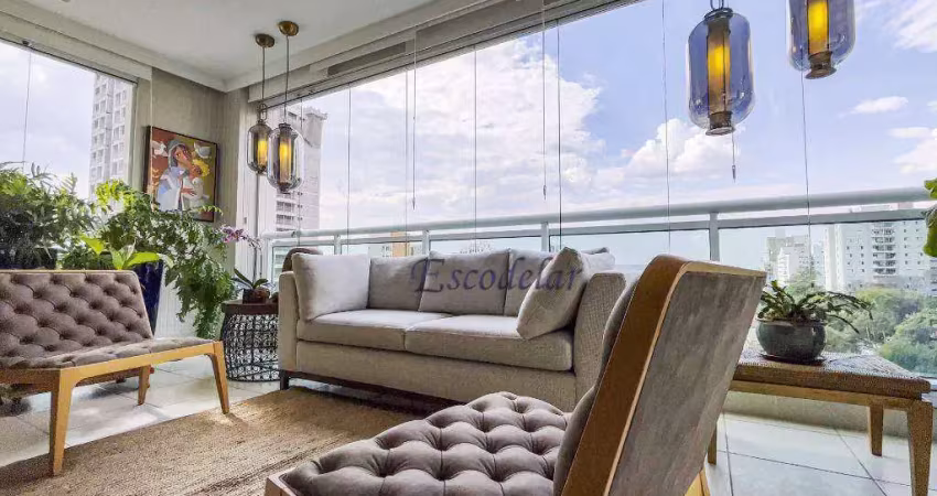Apartamento com 3 dormitórios à venda, 300 m² por r$ 5.900.000,00 - perdizes - são paulo/sp