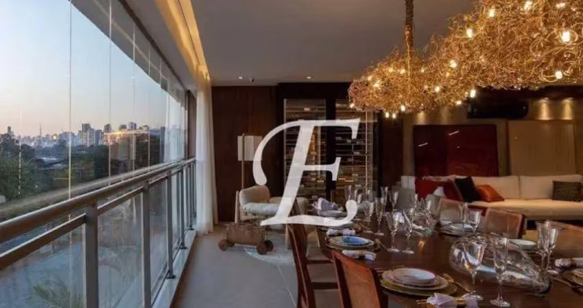 Apartamento garden com 4 dormitórios à venda, 370 m² por r$ 10.000.000,00 - vila clementino - são paulo/sp