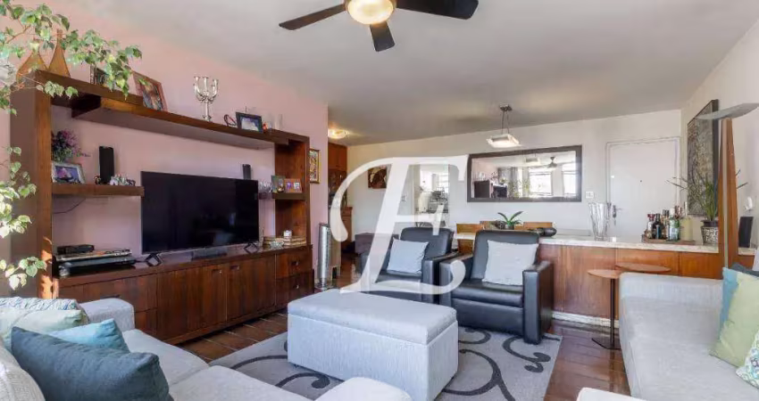 Apartamento com 3 quartos sendo 1 suite, 2 vagas,dormitórios à venda, 168 m² por r$ 1.375.000 - santa cecília - são paulo/sp