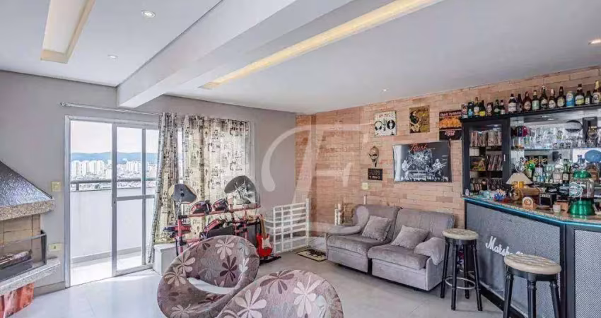 Cobertura com 3 dormitórios à venda, 148 m² por r$ 1.070.000,00 - santa teresinha - são paulo/sp