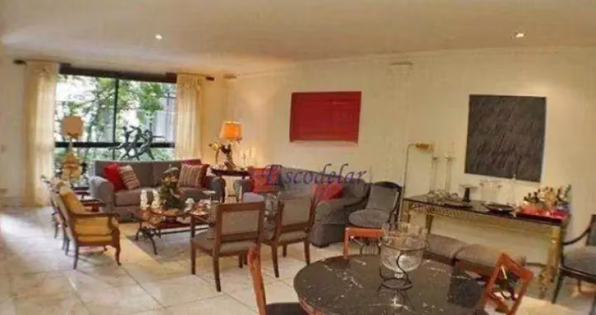 Apartamento duplex com 4 dormitórios à venda, 500 m² por r$ 7.000.000,00 - moema - são paulo/sp