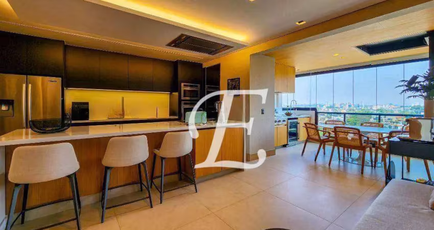 Apartamento com 2 dormitórios à venda, 112 m² por r$ 2.100.000,00 - edifício present - barueri/sp