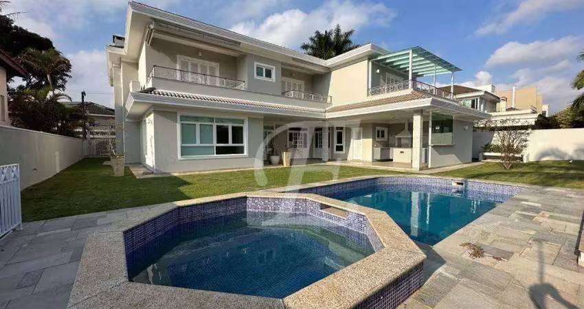 Casa com 5 dormitórios para alugar, 640 m² por r$ 43.534,17/mês - alphaville industrial - barueri/sp