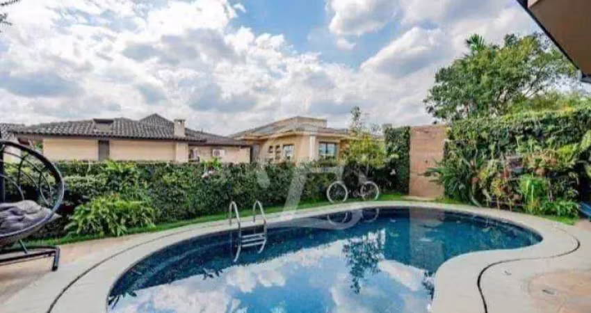 Casa semi mobiliada com 3 dormitórios à venda, 280 m² por r$ 3.500.000 - residencial seis (alphaville) - santana de parnaíba/sp