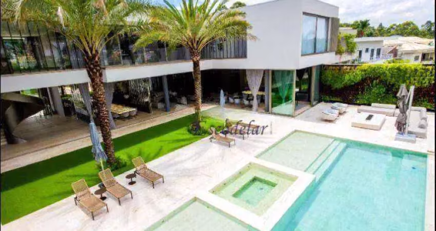 Casa com 6 dormitórios à venda, 3323 m² por r$ 120.000.000,00 -  alphaville - santana de parnaíba/sp