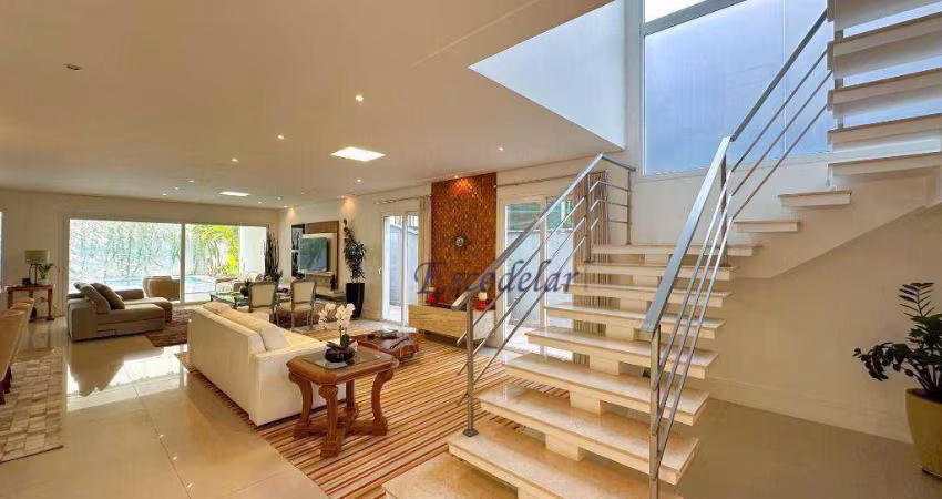 Casa com 4 dormitórios à venda, 525 m² por r$ 6.000.000,00 -  alphaville - santana de parnaíba/sp