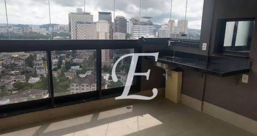Apartamento com 3 dormitórios à venda, 112 m² por r$ 1.800.000,00 - edifício present - barueri/sp