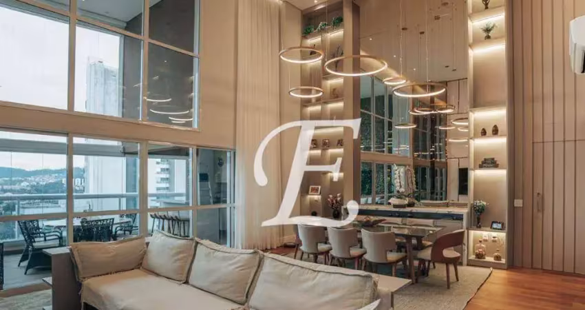 Apartamento alto padrão à venda em alphaville empresarial – 4 suítes, 338m² e lazer completo