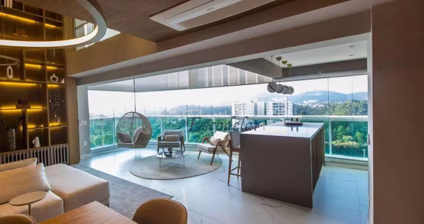 Apartamento com 4 dormitórios à venda, 330 m² por r$ 6.580.000,00 - gramercy park - barueri/sp