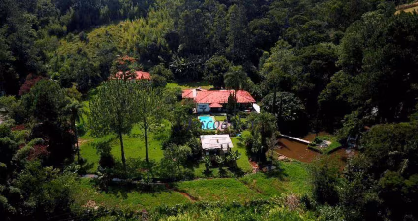 Chácara com 7 dormitórios à venda, 7000 m² por r$ 1.580.000,00 - terra preta - mairiporã/sp