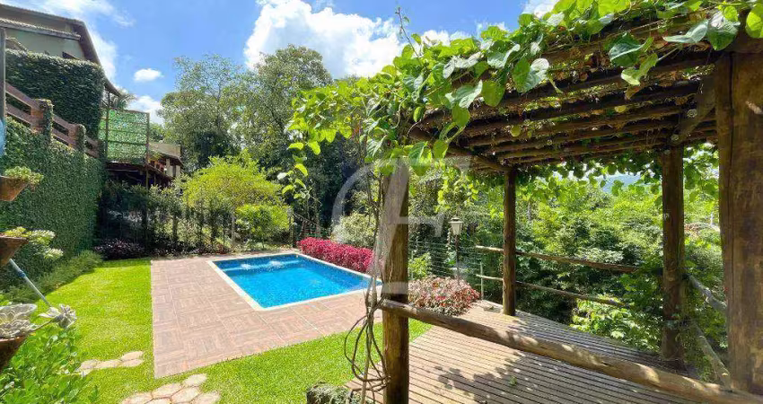 Casa com 4 dormitórios à venda, 428 m² por r$ 2.190.000,00 - alpes da cantareira - mairiporã/sp