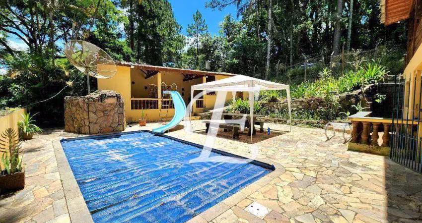 Chácara com 4 dormitórios à venda, 4200 m² por r$ 700.000,00 - serra da cantareira - mairiporã/sp