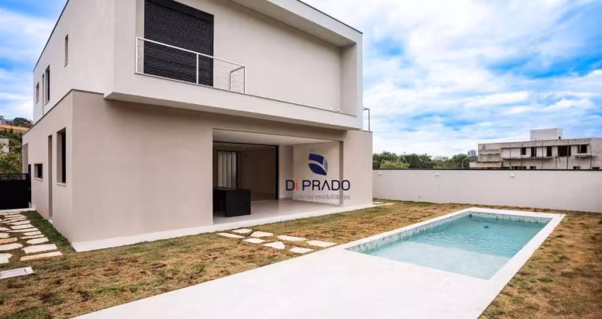 Belíssima casa com 4 suítes à venda, 348 m² área construída em um terreno de 506 m ² por 3.180.000,00 - condomínio alphaville - jundiaí/sp.