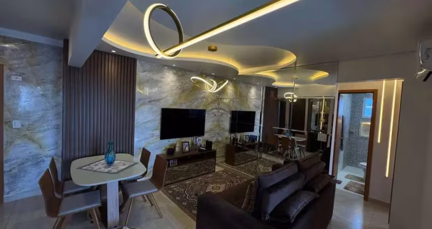Apartamento à venda em praia grande, caiçara, com 2 quartos, 67m²