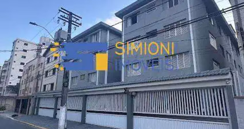 Apartamento à venda em praia grande, guilhermina, com 1 quarto, 36m²