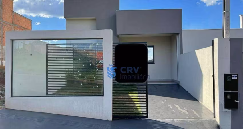 Casa com 3 dormitórios à venda, 85 m² por R$ 340.000,00 - Colinas - Londrina/PR