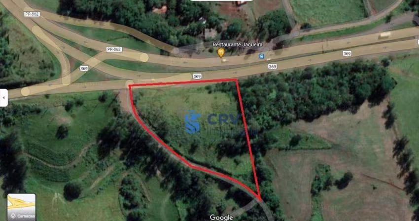 Terreno à venda, 3000 m² por R$ 350.000,00 - Contorno Norte - Ibiporã/PR