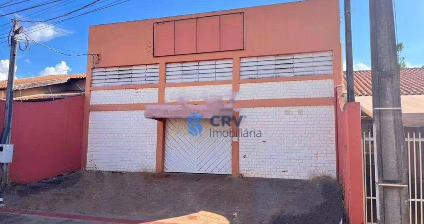 Barracão para alugar, 190 m² por R$ 4.000,00/mês - Jardim Novo Sabará - Londrina/PR