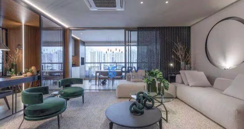 Apartamento com 3 dormitórios à venda, 127 m² por r$ 1.310.000,00 - gleba fazenda palhano - londrina/pr