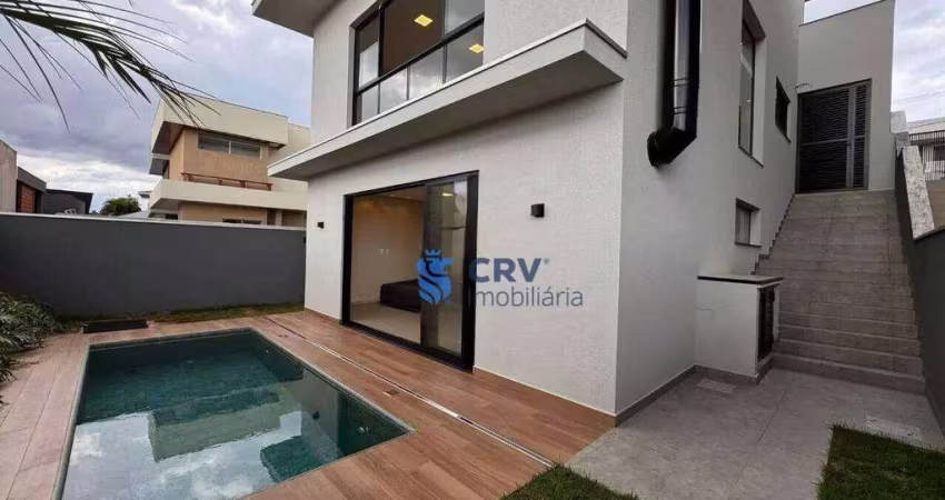 Casa em condominio com 03 suites e piscina
