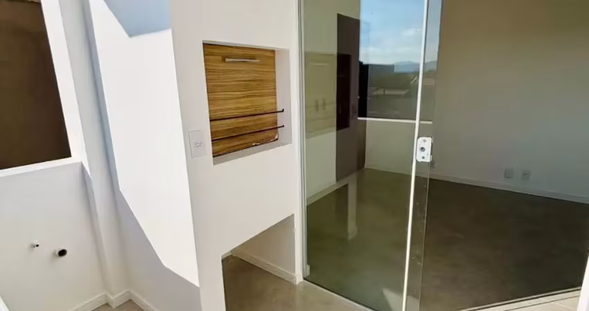 Apartamento com sacada e churrasqueira 2 dormitórios no pacheco, palhoça