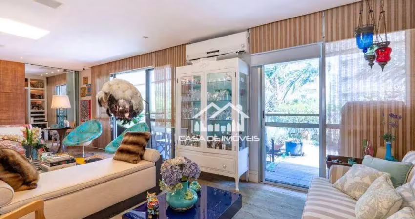 Vende apartamento garden com 250 m², 4 vagas e depósito, no morumbi