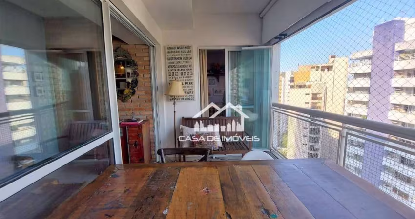 Vende lindo apartamento de 70m², 2 suítes, 2 vagas, prédio novo e varanda gourmet