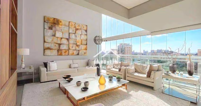 Vende lindo apartamento com pé direito duplo e 3 suítes, no Panamby