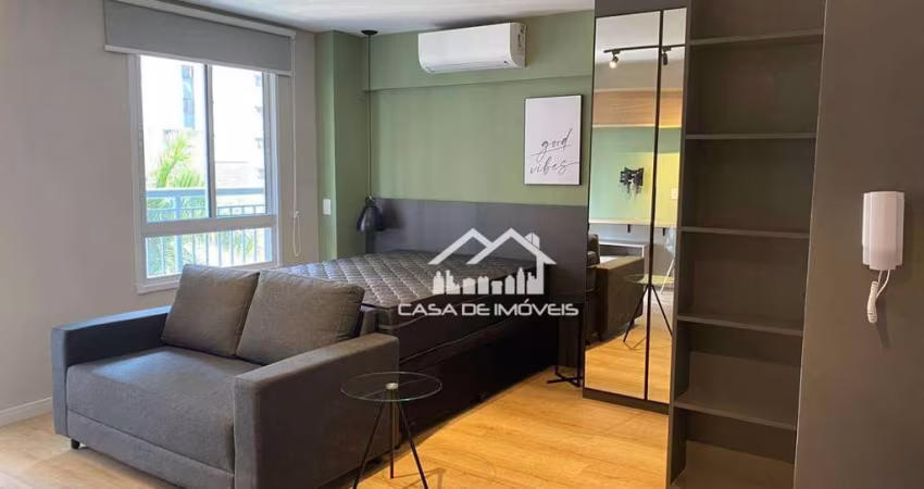 Vende apartamento mobiliado com 31m² em Pinheiros