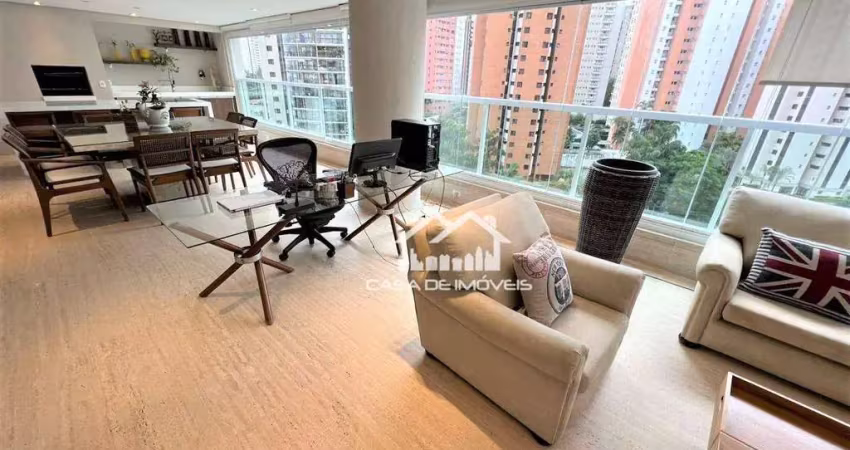 Apartamento à venda, próximo ao parque do ibirapuera, 335m², 4 suítes, 4 vagas
