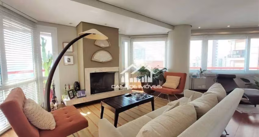 Vende apartamento com 210m², 3 suítes, varanda gourmet e 4 vagas, na vila andrade