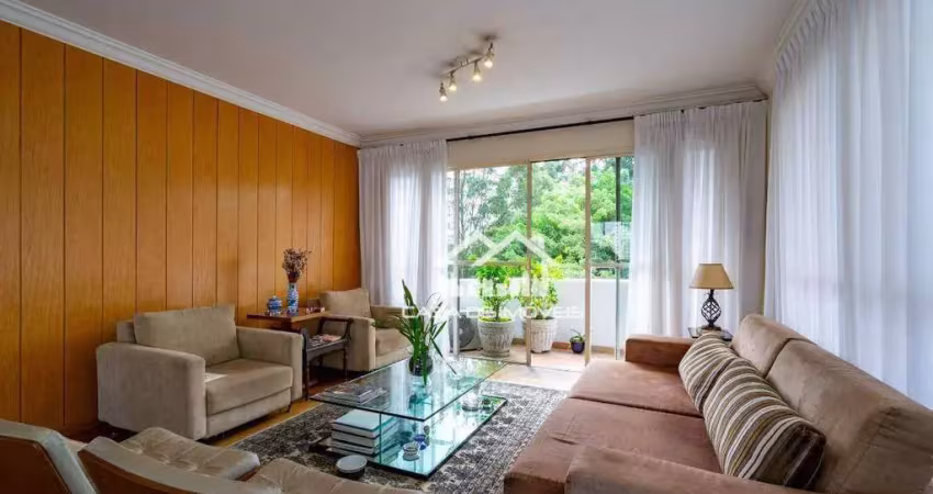 Vende apartamento com 185m², 3 dormitórios, 1 suíte, 3 vagas e lazer, no Morumbi.