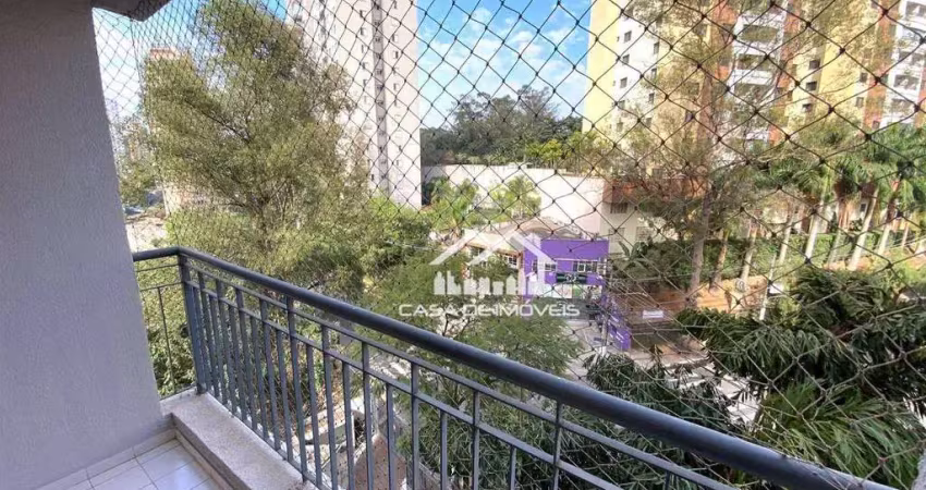 Aluga apartamento com 61m², mobiliado, com 2 dormitórios, 1 suíte e 1 vaga, na vila andrade.