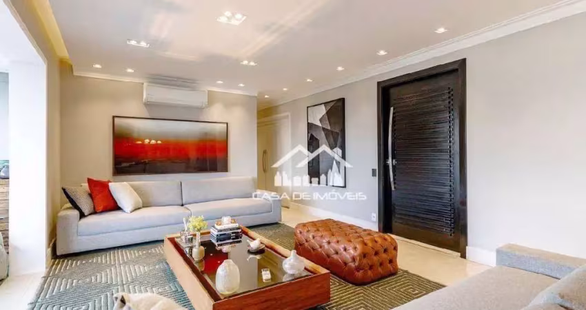 Vende apartamento com 171m², 3 suítes, varanda com churrasqueira, 3 vagas e lazer clube, na Vila Andrade.